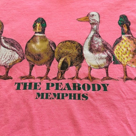 Vintage Pink "The Peabody Memphis" T-Shirt Women's Size Medium - Picture 5 of 7